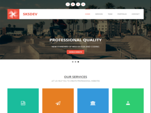 WordPress тема Sksdev