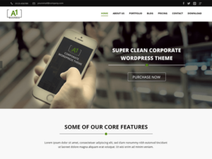 Тема A1 для WordPress