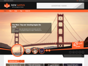 Тема для WordPress New Lotus
