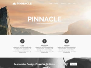 Плоская тема Pinnacle