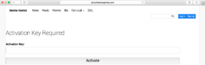 Страница активации в WordPress Multisite