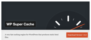 Плагин WP Super Cache