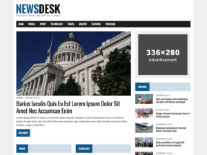 Журнальная тема Newsdesk Lite