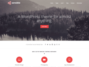 Многофункциональная тема Sensible