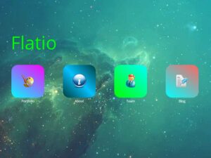 Тема в стиле iOS Flatio