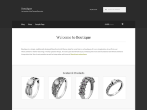 Тема для интернет-магазина Boutique