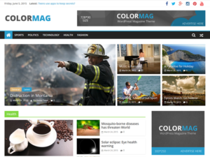 Журнальная тема ColorMag