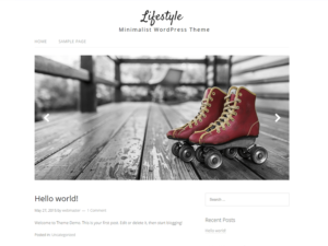 Тема для WordPress Lifestyle