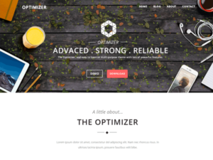 Тема Optimizer для WordPress