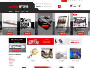 Тема для WooCommerce Alpha Store