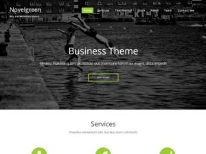 Тема Novel Green