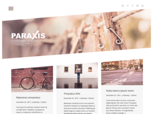 Тема Paraxis Lite от Macho Themes