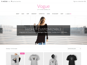 Vouge: адаптивная тема для WordPress