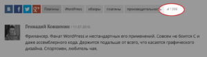 Пример работы плагина Pageviews