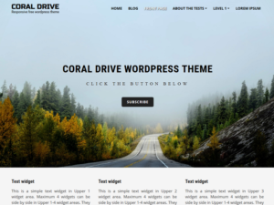 Адаптивная тема Coral Drive
