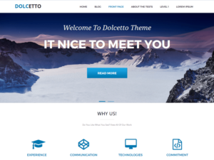 Адаптивная тема Dolcetto